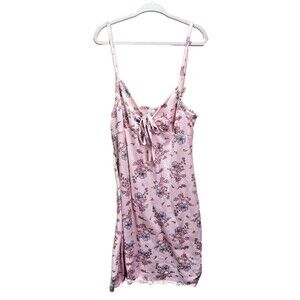 Boutique Dress Size S Girls Y2k Floral Spaghetti Mini Coquette Fairycore Mini
